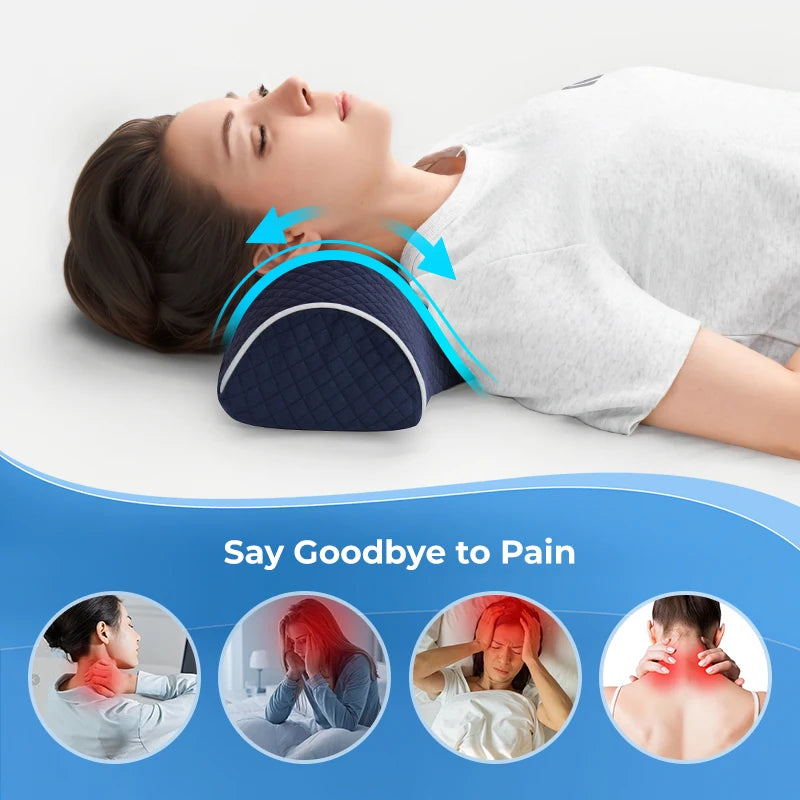 Orthopedic Neck Pillow – Breathable & Washable