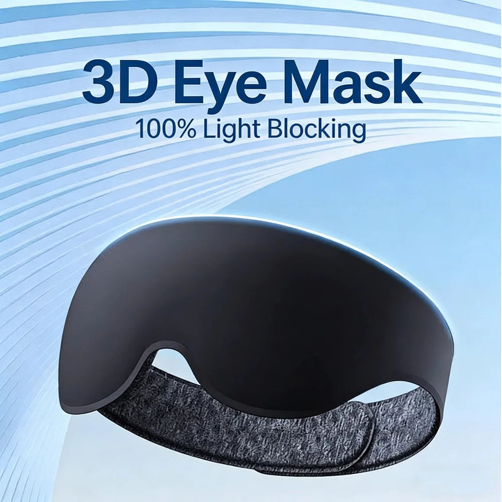 Premium 3D Sleep Mask – Soft & Adjustable