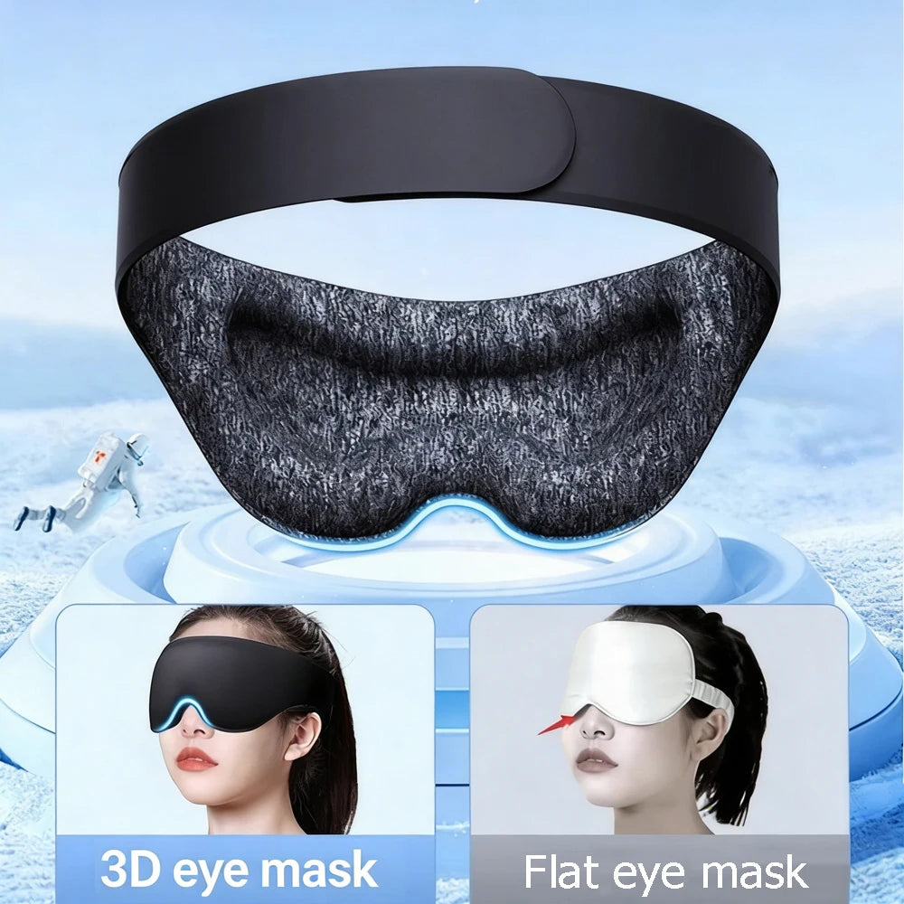 Premium 3D Sleep Mask – Soft & Adjustable