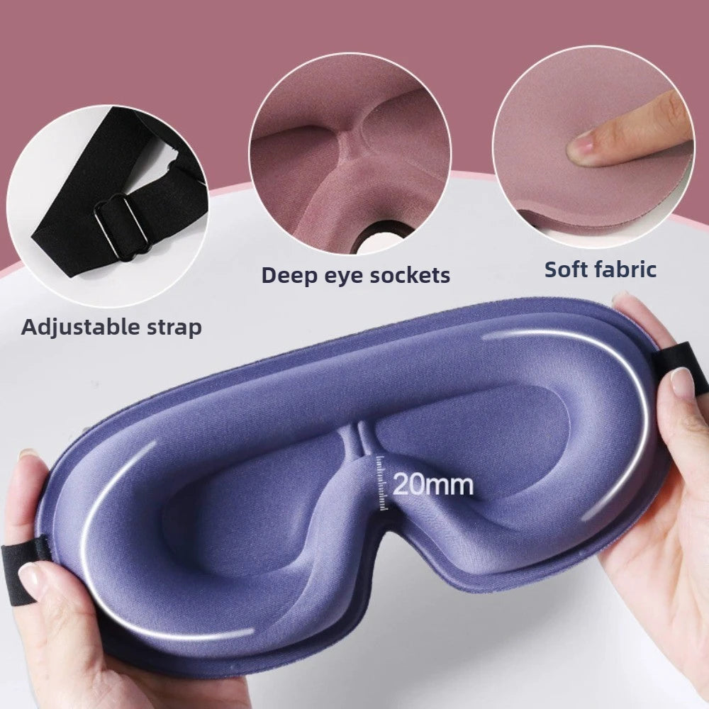 1 blackout sleep mask for a peaceful night's deep sleep