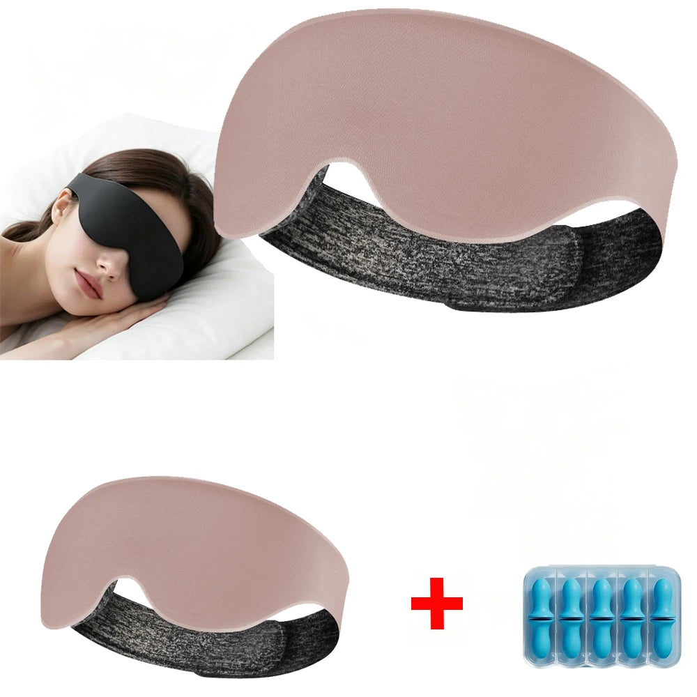 Premium 3D Sleep Mask – Soft & Adjustable