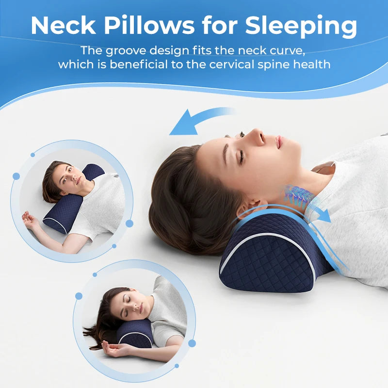 Orthopedic Neck Pillow – Breathable & Washable