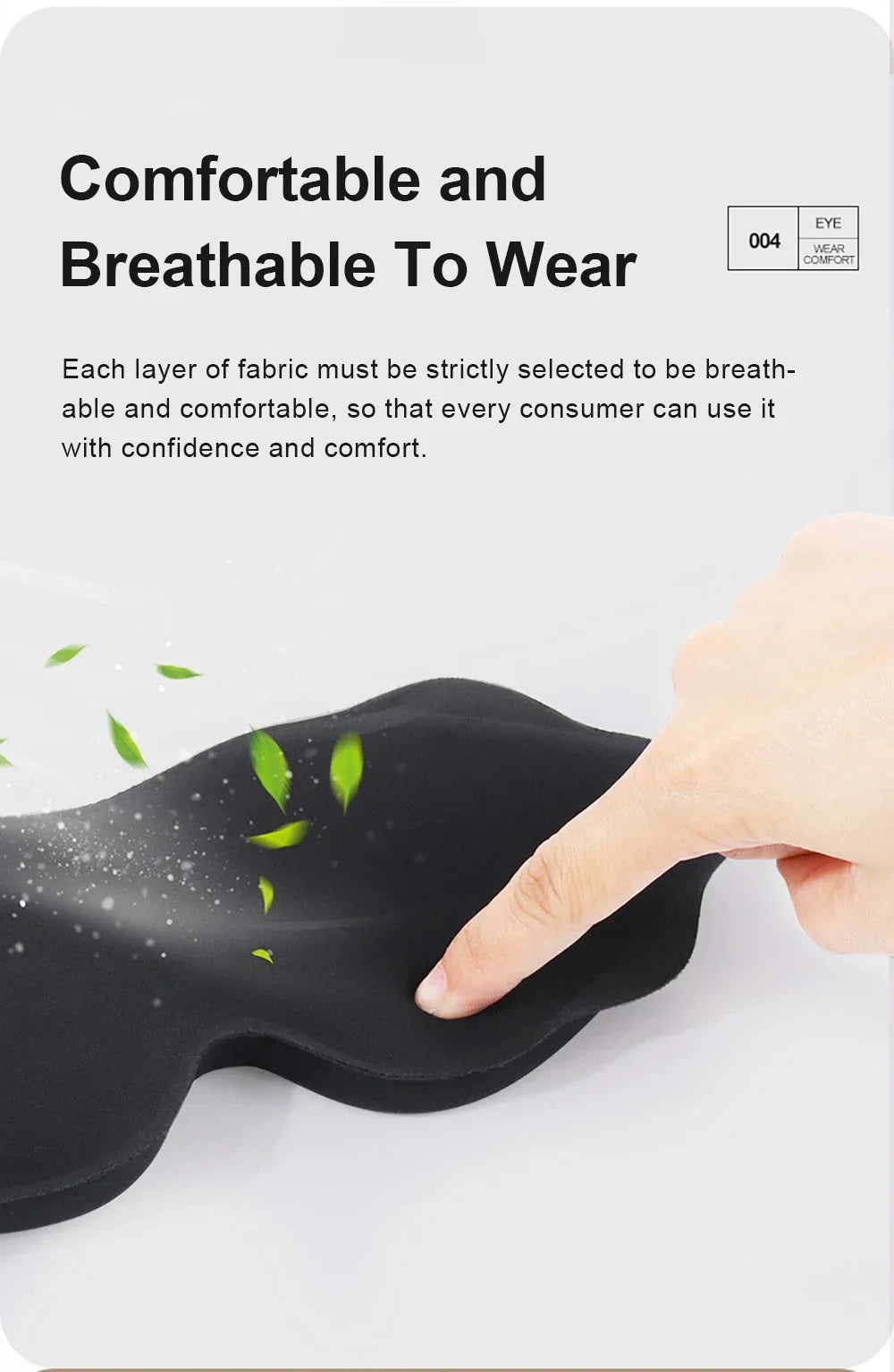Deep Sleep Mask – Memory Foam Eye Cover